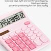 12 Digits Electronic Calculator Dual Power Supply Solar Calculator  Office School Supplies