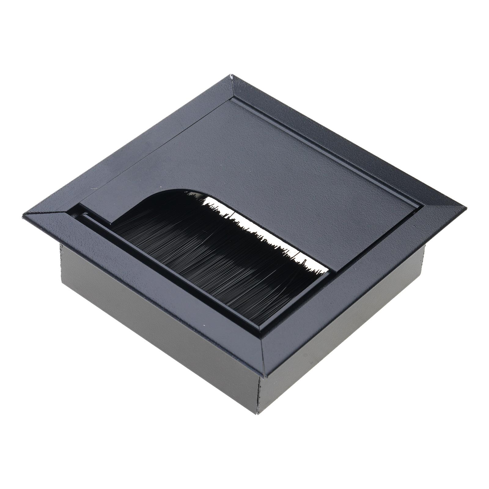 

Прочные материалы из алюминиевого сплава Кабельные втулки для аккуратной и упорядоченной организации рабочего места в любых рабочих пространствах Простая установка чёрный