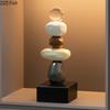 Creative Stone Stacking Statue Ornaments Desk Decoration Abstract Crafts Minimalist Rock Pile Sculpture Room Aesthetic Decor