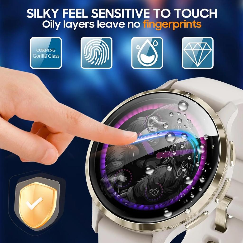 Flexible Smartwatch Screen Protectors for Garmin Venu 4 41mm 45mm HD Clear Anti-scratch Shockproof Protective Films Watch Covers