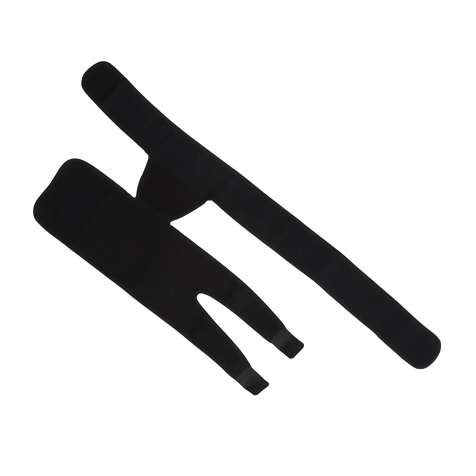 

Компрессионный рукав на бедро регулируемый дышащий подколенное сухожилие верхняя часть ноги тазобедренный сустав поддерживающий бандаж обертывание