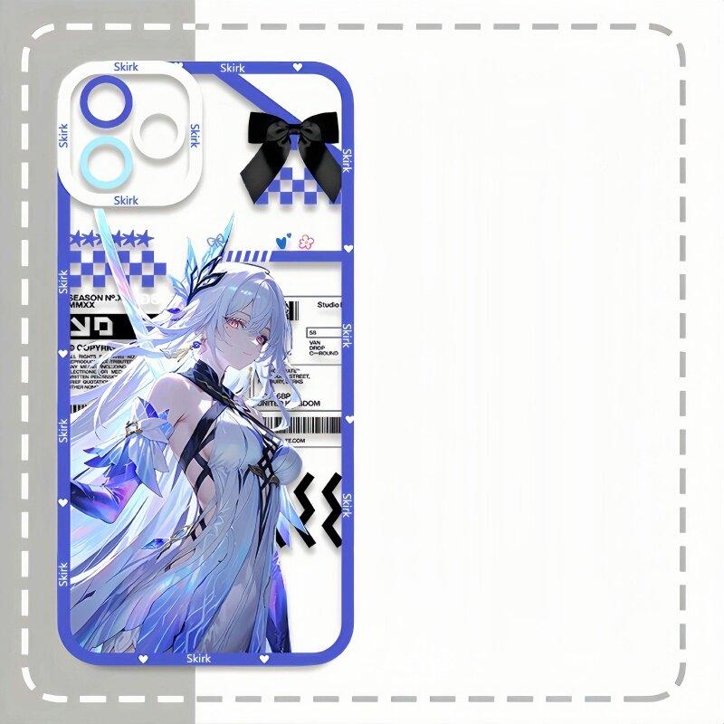 Genshin Impact Skirk Handyhülle Für Xiaomi Redmi Note 14 13 12 11 Pro Plus 11S 12S 10 10S Turbo 4 POCO X6 X7 Pro 14C 13C Hülle