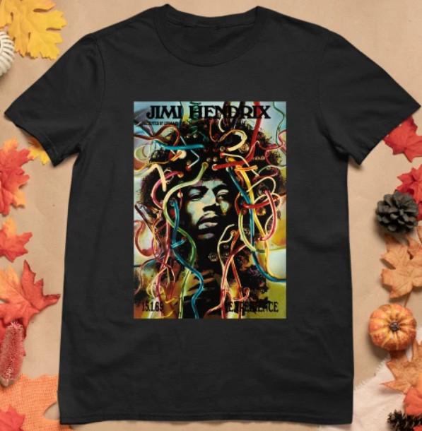 

Jimi Hendrix A Magic Time Album Cover Black Unisex S-5XL T-Shirt Unisex T-Shirt M