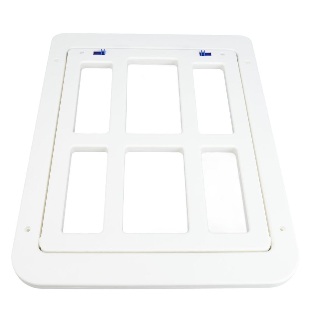 Porta per Cani Addensata in ABS Repellente per Zanzare Doppia Magnete Chiusura a Ventosa Porta a Rete per Animali Domestici Bloccabile con Viti