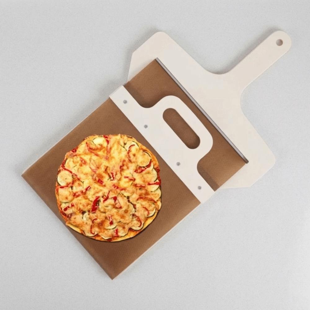 Wooden Sliding Pizza Peel Non-Stick Pizza Slider Paddle Pizza Serving Board  Bread Baking