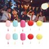 Chinese Paper Lanterns 5.9in Diameter Waterproof Widely Used Rich Colors Light  Round Paper Lanterns 10 Sets for Garden
