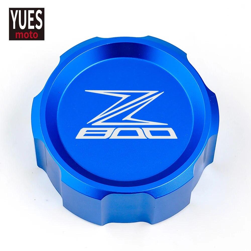 Moto Accessories CNC Rear Brake Fluid Cylinder Master Reservoir Cover Cap For KAWASAKI Z800 Z 800 2013 2014 2015 2016