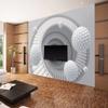Modern Spiral Staircase White Ball 3D Mural Wallpaper Bedroom Living Room Background Wall Home Decor 3D Fresco