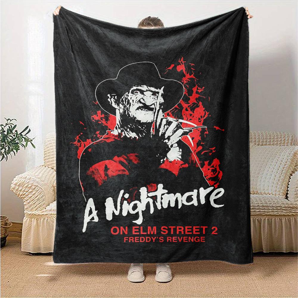 1pc Nightmare Freddy's Revenge Soft Flannel All Season Throw for Home, Office, Outdoor UseDurable Comfort Soft Warm Throw for Home