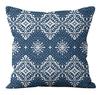 New Navy Blue Geometric Linen Pillows Cover Modern Fashion Nordic Couch Simple Cushion Cover Livingroom Decor Throw Pillows CaseYMD-,(12)