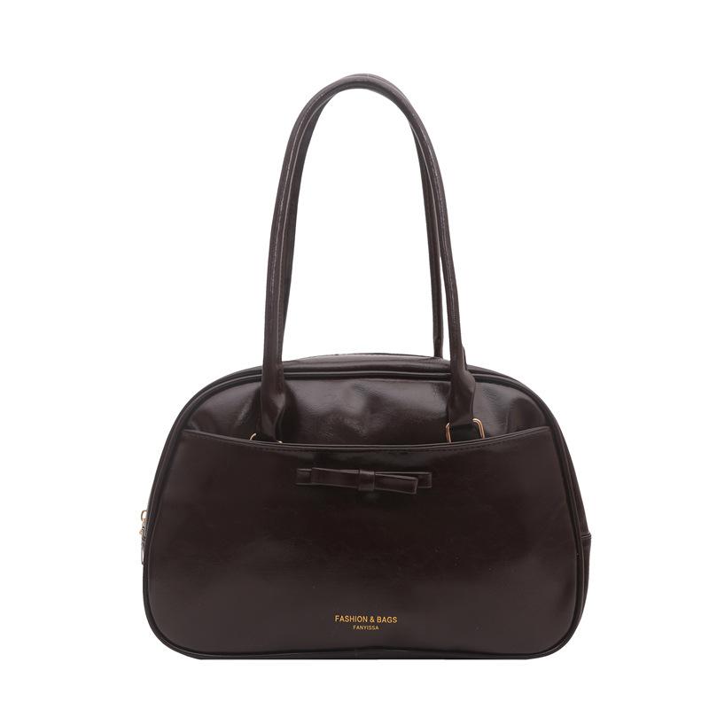 Premium Texture Portable Pillow Bag Women's Bag Spring New Fashion Simple Shoulder Bag Commuter Armpit Bag