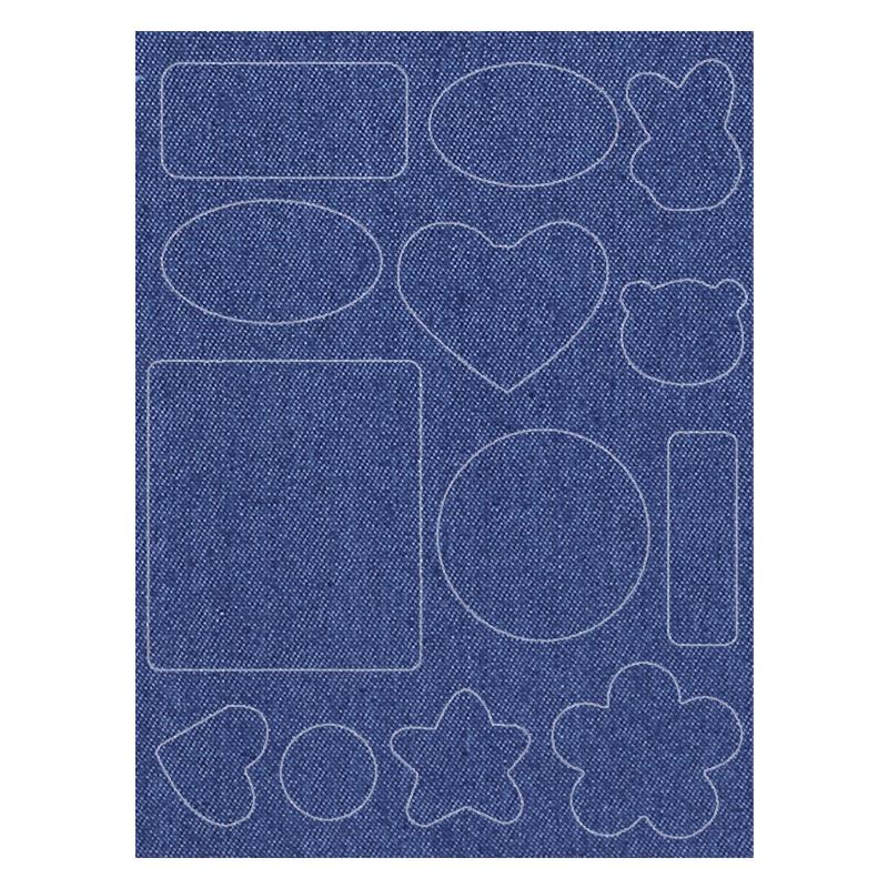 

Самоклеящаяся джинсовая заплатка для ремонта одежды и брюк - декоративная наклейка с рисунком