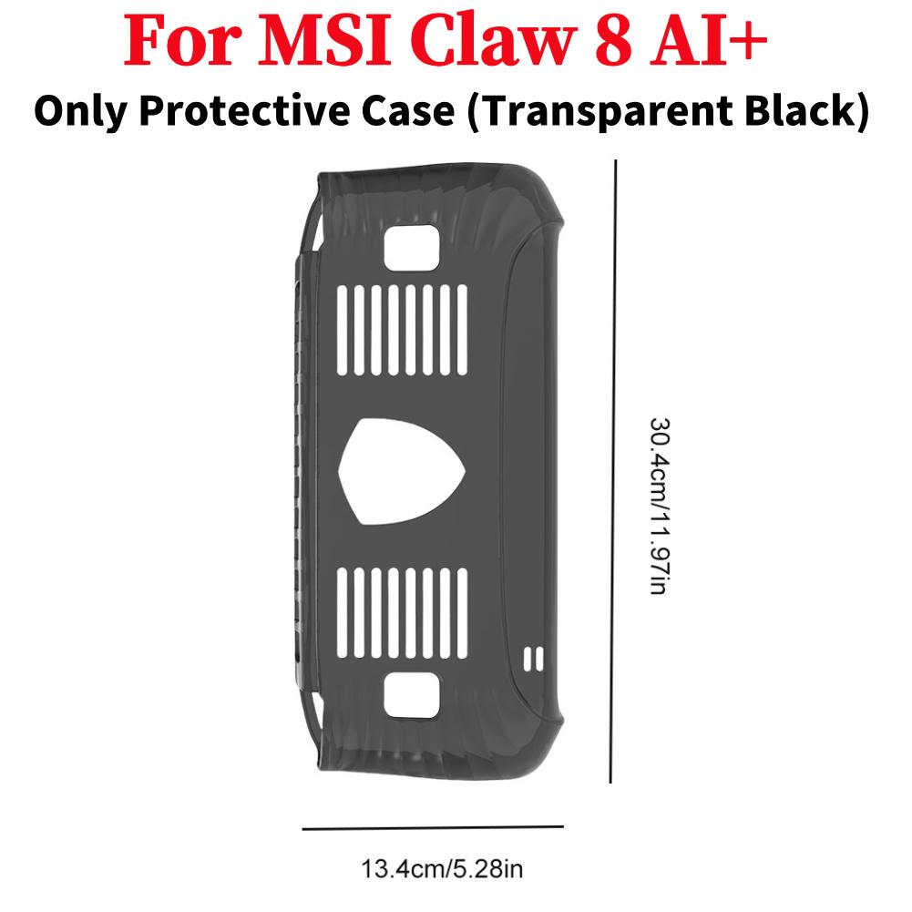 

Чехол для MSI Claw 8 AI+ из ТПУ, мягкая защитная крышка с подставкой, противоударный корпус с защитой от царапин, аксессуары для игровой консоли