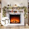 Fireplace Hook 2-in-1 Stocking And Garland Hanger Adjustable No-Drill Metal Wreath
