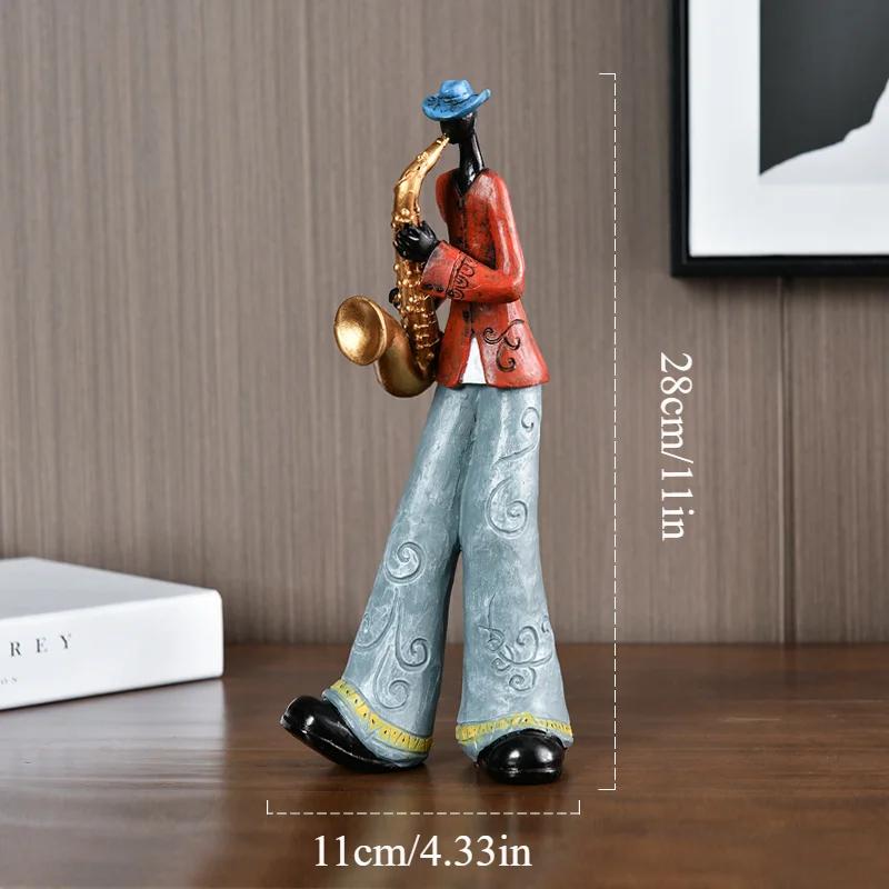 

Современная абстрактная смоляная музыкальная группа, статуэтка музыканта, скульптура, музыкальные инструменты, статуэтка, подарок, домашний офис, гостиная, декор