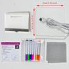 Acrylic Clear Light Up Drawing Board,Glow Erasable Memo Led Magic Board , Kids Diy Toys , With 7 Color Markers Pen And Stand