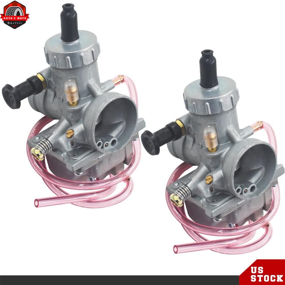 Two Carburetors For Yamaha Banshee YFZ350 1987-2006 ATV Carbs 29mm