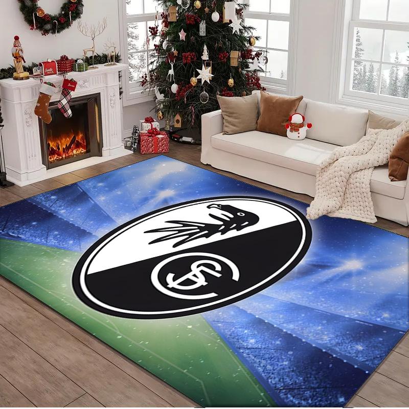 1PC Rug Club Crest Design Carpet, Chair Rug,Area Rug for Office Bedroom Living Rooms Bedroom, Doormat Decor Christmas Fan Gifts