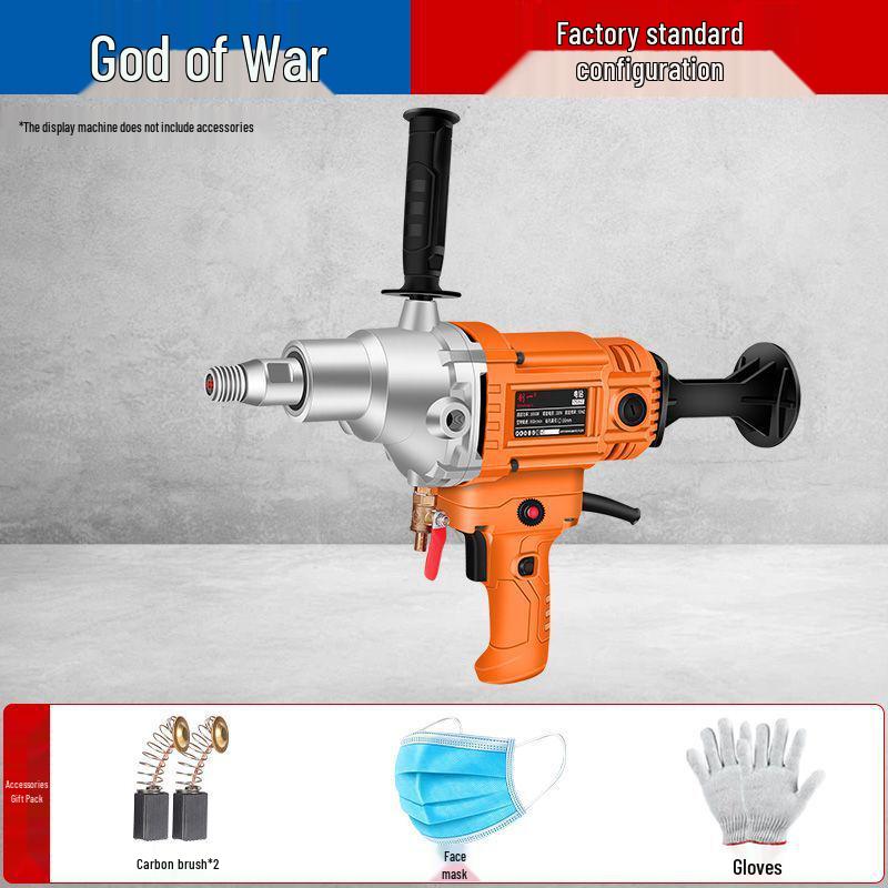 High-Power Handheld Wet/Dry Core Drill for Concrete and Water Drilling