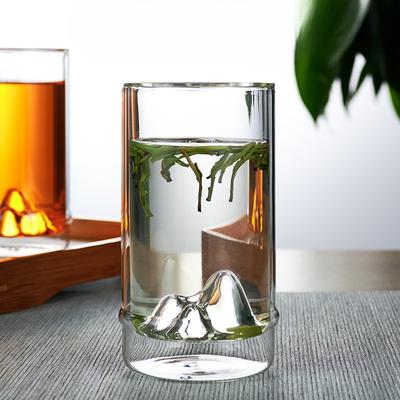 Haushalt doppelwandige Glas-Teetasse Guanshan-Tasse Trink-Teetasse hochwertige Tasse verdickte hochtemperaturbeständige Teetasse