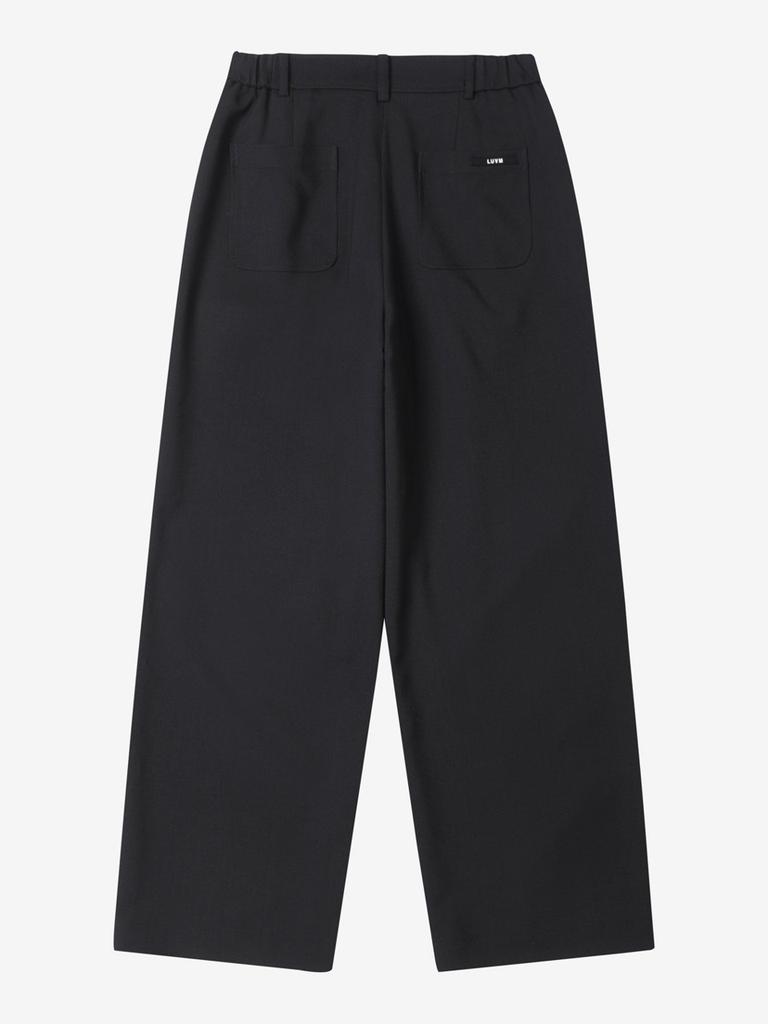 LUVM Basic Wool Pants For Men_Black