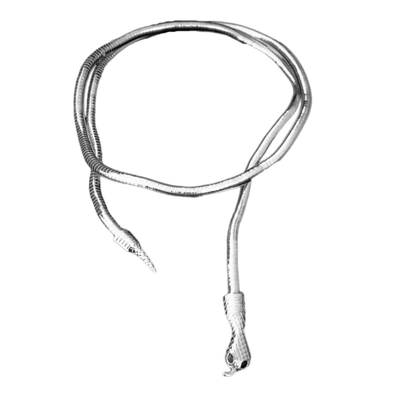 Unique Serpents Inspired Necklace Modern Snake Design Necklace Adornment For Those Who Love Unique Accessories