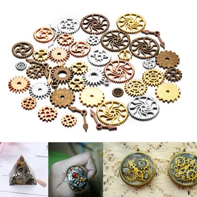 50/100g Vintage Mix Farbe Antike Mechanische Steampunk Zahnräder & Zahnräder Charms Diy Schmuck Machen Zubehör Liefert