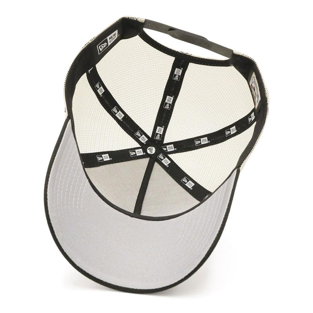 NEW ERA Cap 9FORTY Trucker Stone Black White 14693369 NER35C4666 MLB New York Mets Side Patch 2Tone Under Visor A-Frame
