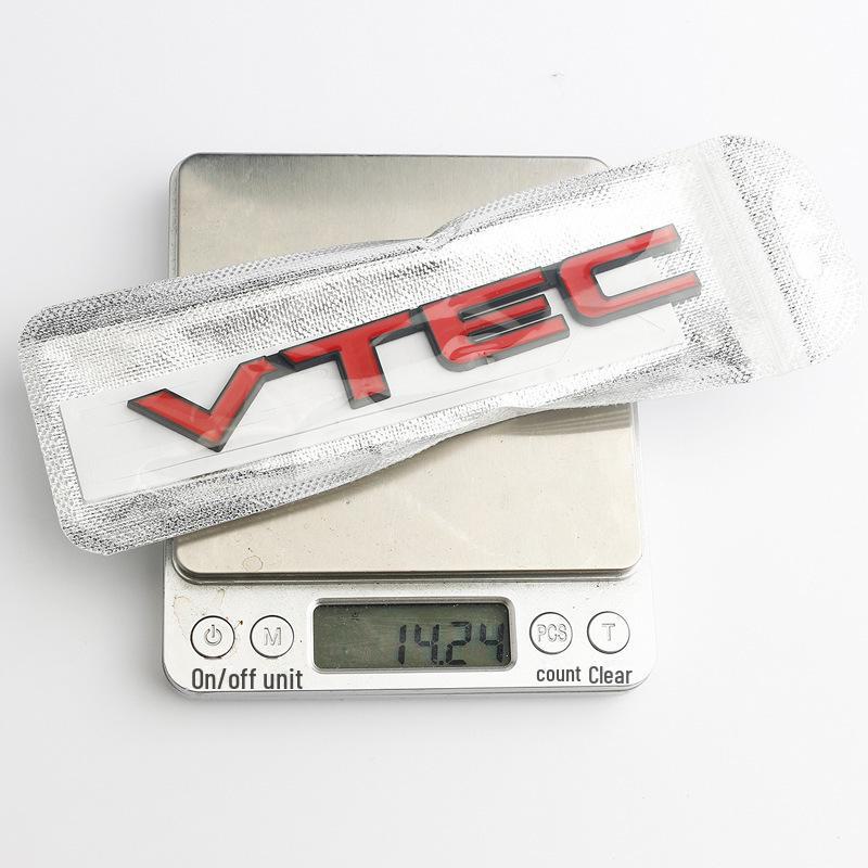 Honda Civic Accord Odyssey CRV Spirior VTEC Side and Rear Tail Label Sticker for Car Modification.