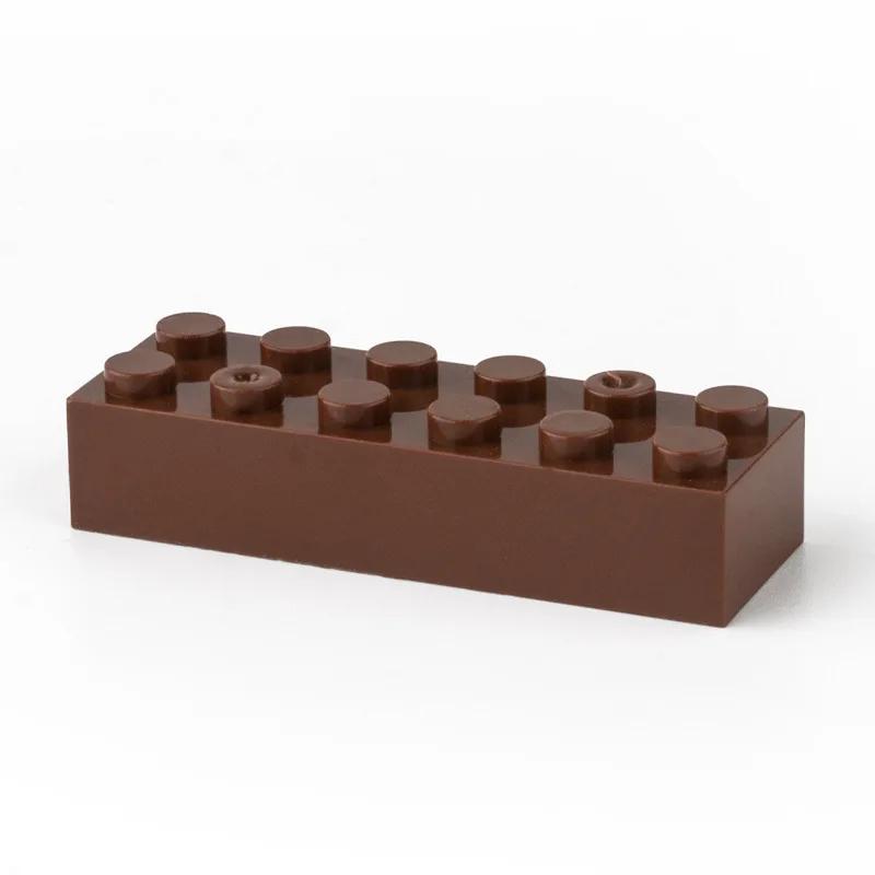 20PCS 2x6 Small Particle Building Blocks Parts Bulks Creative Colorful 2456 Kids Assembles DIY MOC High Bricks Toys Accessories