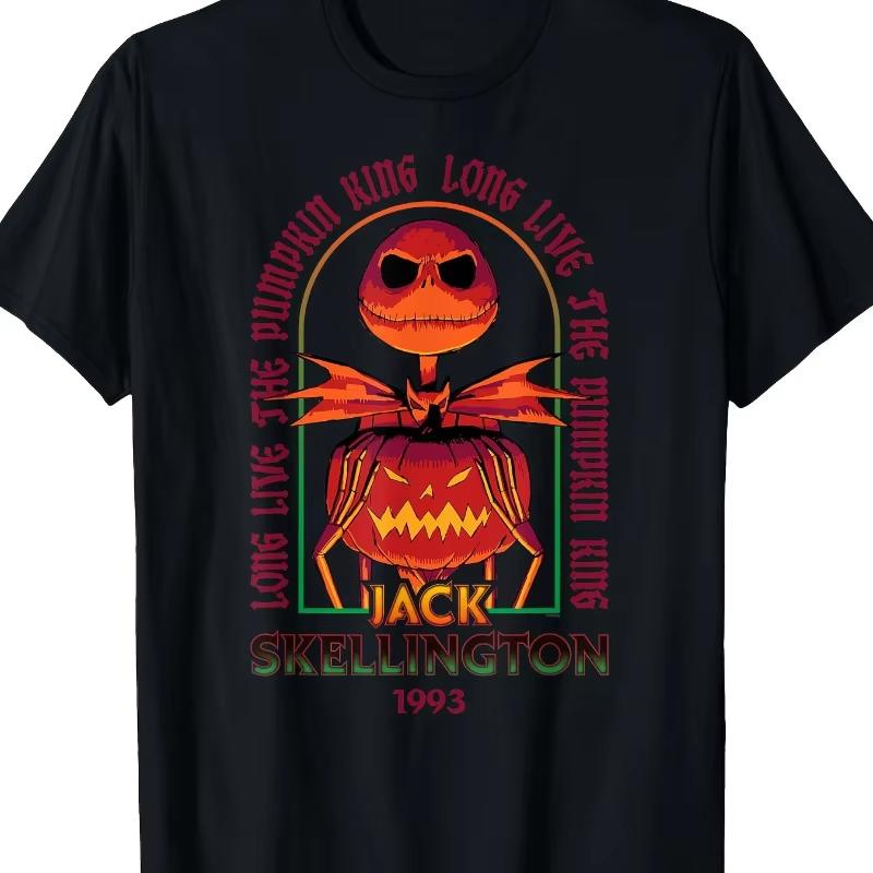 Summer The Nightmare Before Christmas Jack Skellington Tshirt 1993 The Immortal Jack Design Unisexs Women Tshirt S