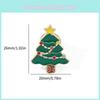Cute Cartoon Christmas Brooch Creative And Personalized Santa Claus Snowman Christmas Tree Badge Commemorative Gift Accessory