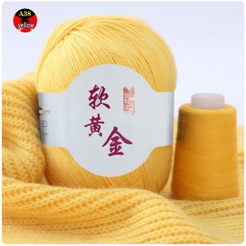 Buy One or Two Skeins, Get One or Two Free: Cashmere Hand-knitting Yarn, Three-ply Medium-thick Wool Yarn for Scarves.