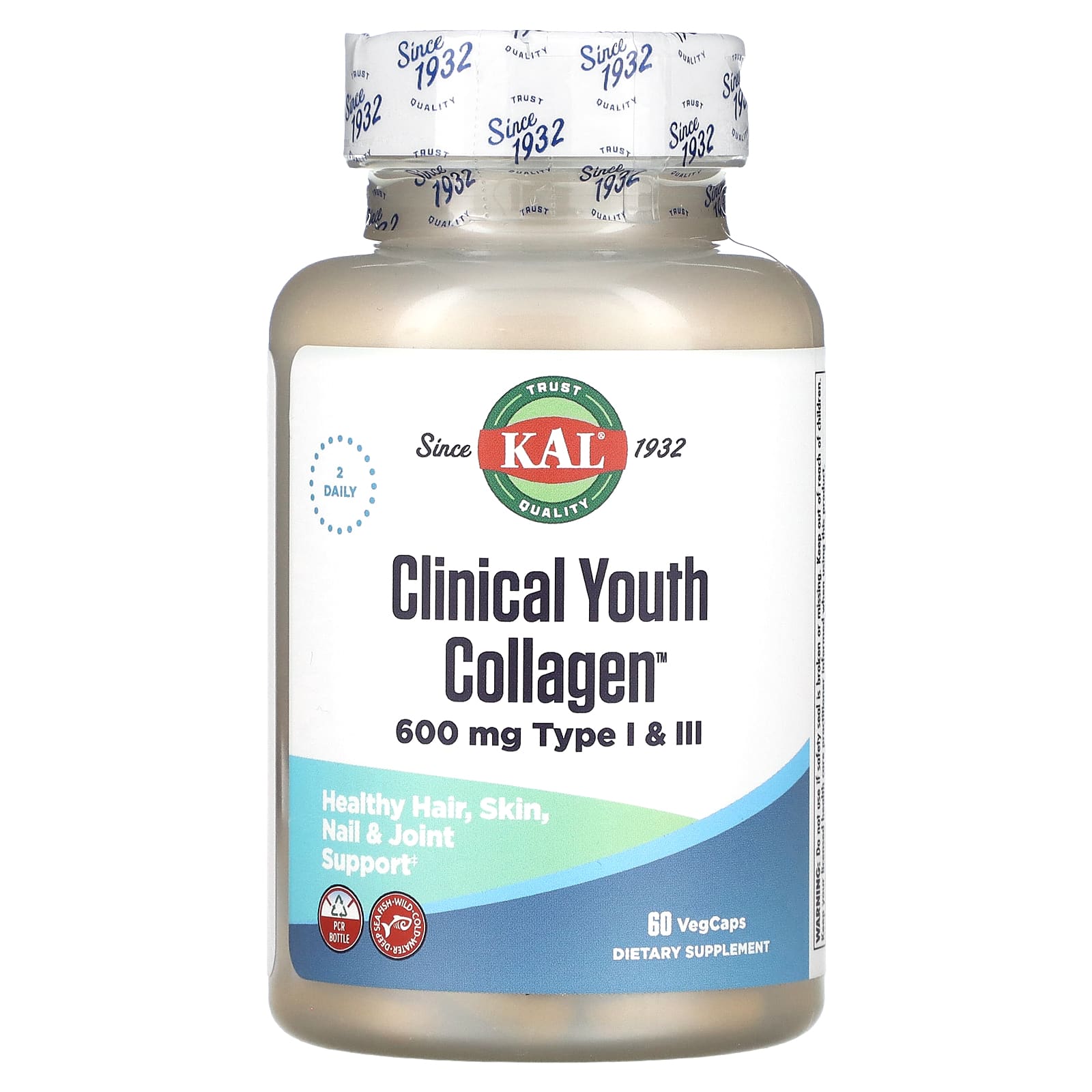 

Clinical Youth Collagen, 60 Veggie Capsules