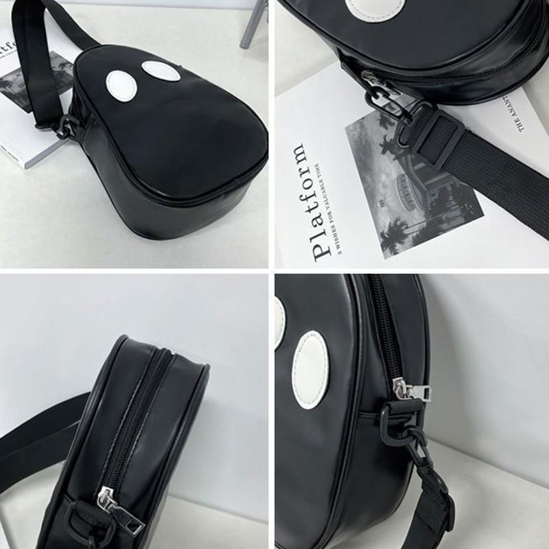 Vintage Schulter- und Unterarmtasche mit lustigem Teufelsgeist, Umhängetasche für Damen, Designer-PU-Leder, Reißverschluss, modische Geldbörsen und Handtaschen für Frauen