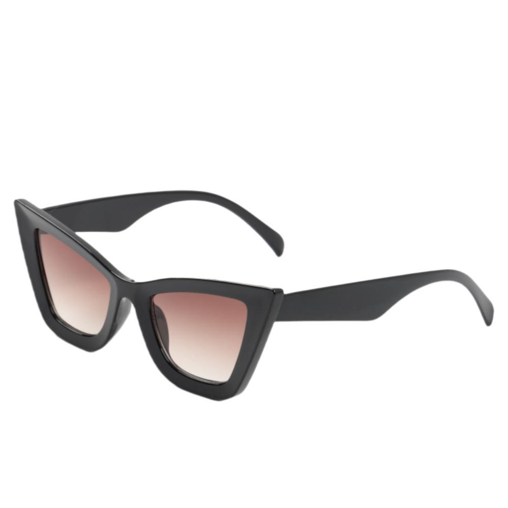 Punk Leopard Print Eyewear UV400 Wide Legs Sun Glasses Fashion Cat Eye Sunglasses  Travel
