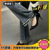 Pure desire black high heels women's thin heels 2025 autumn and winter new Korean version etiquette shoes single shoes commuter work shoes shallow mou
