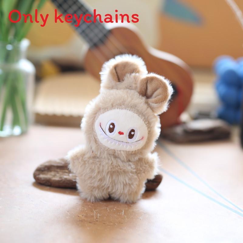 Labubu Plush Keychain With Super Soft Short Plush For Bag Decoration And Gift Ideas