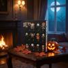 Halloween Adventskalender 2026, 24-Tage Countdown-Box, Gruselige Feiertags-Mitgebsel für Kinder Erwachsene, Horror-Themenkalender