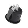 10/20/30Pcs  Mini Round ON-OFF Rocker Switch  12V 2 Pin LED Switches Universal for Car Boat Van Dashboard