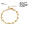 Lightweight Metal Chain Jewelry Gold Boho Ocean Bracelet for Women, Minimalist Mini Scallop Versatile Alloy Wristband Shell Bracelet, Summer