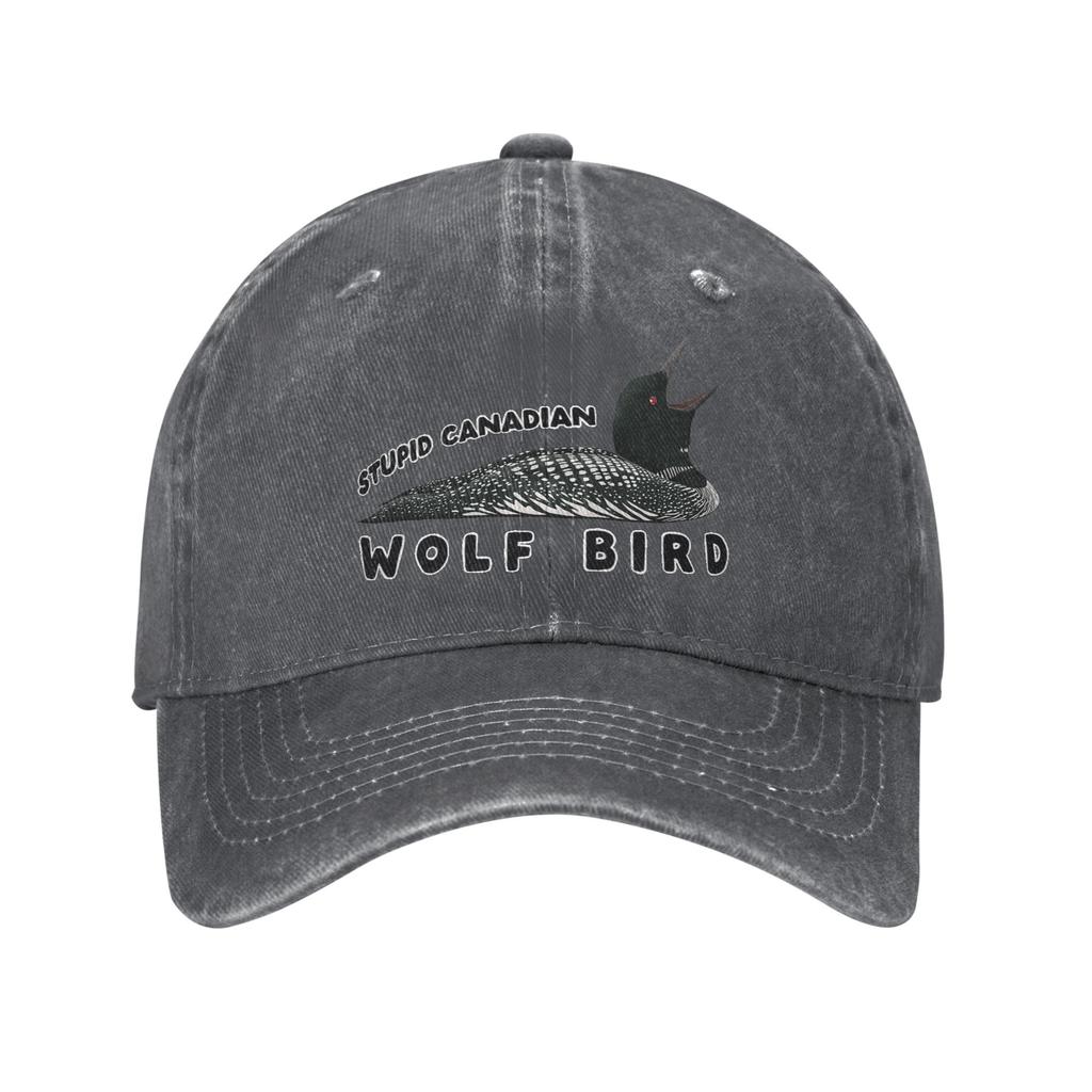 Heated Rivalry Stupid Canadian Wolf Bird Print Cap For Unisex Cotton  Trucker Hat Daily Wear Baseball Cap Adjustable