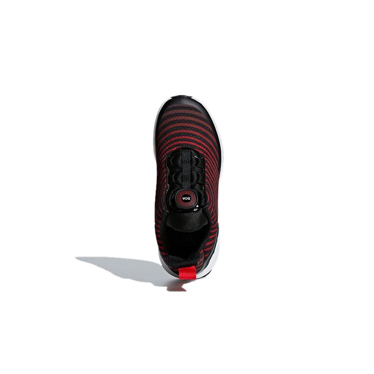 adidas Run Uncaged Boa Trendy Breathable Low Top Kids' Running Shoes Red Black Kids' AH2613