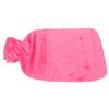 Hot Water Bottle with Plush Cover Men Women 2L PVC Soft Hot Water Bag for Neck Shoulder Soreness Pink