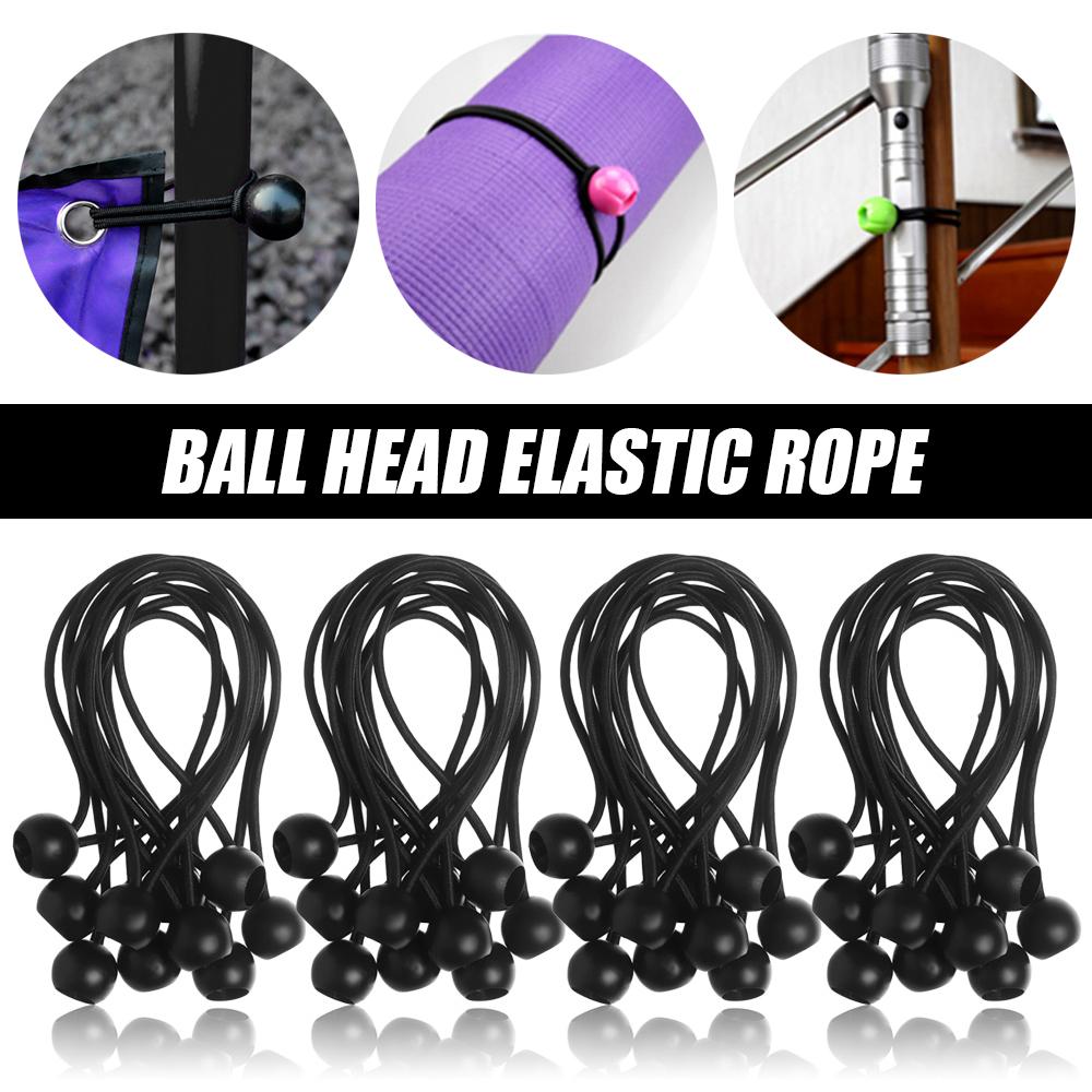 Accessories Water Bottle Fixed Fixing Securing Loop Cord Bungee Cord Black Ball Bungee Elastic Rope