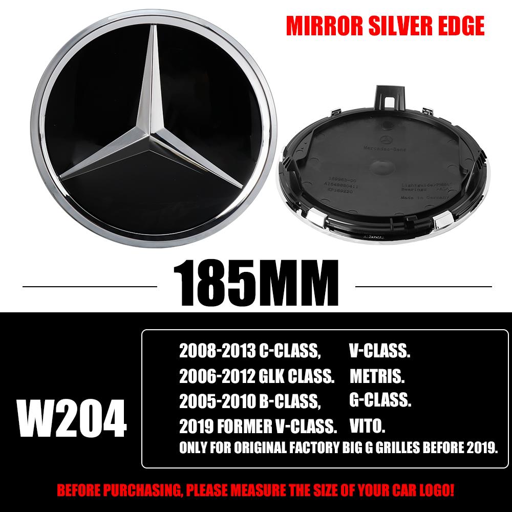 

Hot Car Sticker 1pcs Car Grill Emblem Star Badge Front Grill Logo For Mercedes Benz A C B V G E Class GLK GLA GL CLS ML GLC GLS 1PCS