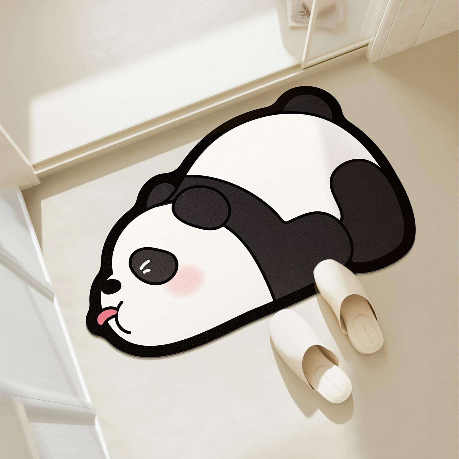 Cartoon Bathroom Floor Mat Household Diatom Mud Floor Mat Water-Absorbing Quick-Drying Floor Mat Household Pet Floor Mat Diatom Mud 40*60cm