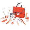 Childrens Clinical Role Play Set Natural Wood Doctor Dolls With Pretend Equipment For Imaginative Learning Contests