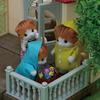 EPOCH Sylvanian Families Maple Cat Family Doll Set with Accessories, 3 Figures, Collectible Toy