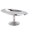304 Stainless Steel Dessert Bowl Metal Oval Footed Dessert Cup Ice Cream Serving Cup for Salad Snack Fruit Pudding